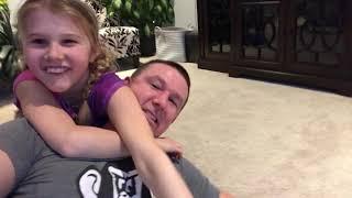 Mixed wrestling daughter wrestles and beats dad girl vs guy match