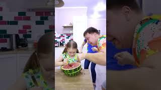 Milli hid candies in watermelon  #shorts  Best video by Milli Star