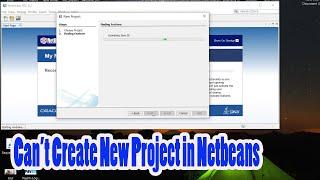 FIX Netbeans - Can't Create New Project || new project not opening in netbeans