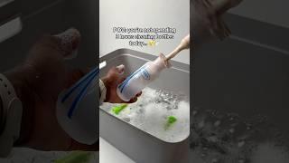 Where has this brush been  #firsttimemoms #momhack #cleaning