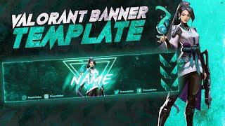 Free Valorant Banner Template | Photoshop Speedart Banner [2020]