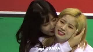 Momo Kiss Dahyun #DahMo #ISAC2018