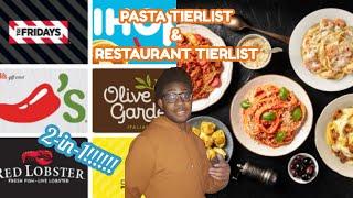 Very First 2-for-1!!! - Pasta and Restaurant Tierlists