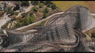 Theme park Toverland drone footage - Sevenum The Netherlands - Filmed with a DJI Mavic Air Drone