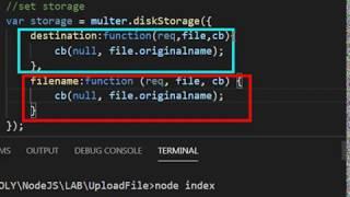 Multer upload file NodeJS