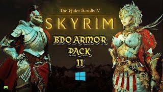 skyrim special edition BDO armor pack 2 Mod showcase [HD]