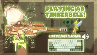 CRAZY TRICKSHOTS AS TINKER BELL IN MM2 + KEYBOARD ASMR!
