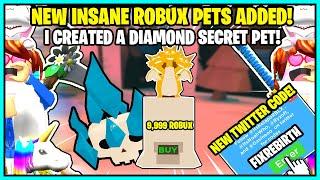 CLICKING CHAMPIONS! NEW ROBUX SUPER OP PETS! I CREATED A DIAMOND SECRET PET! FAST SUPER REBIRTHS!!!