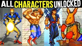 Streets of Rage 4 - ALL SOR CHARACTERS UNLOCKED / Every Character Unlocked SOR4 & Roo Easter Egg