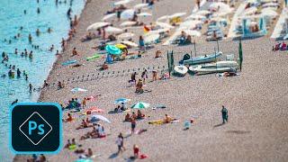 Quick Tilt Shift effect in Photoshop - Tutorial