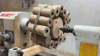 Woodworking NDT \\\  The Perfect Combination of Bamboo and Epoxy resin on the lathe
