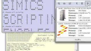 Simics scripting, loading and running a Linux target program