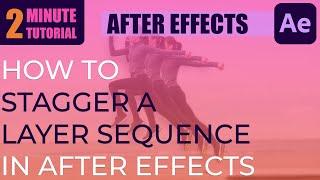 How To Automatically Stagger A Of Sequence Of Layers In After Effects (Overlap Staggered Layers)