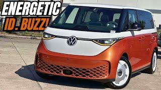 2025 VW ID.Buzz 1st Edition Gets Energetic Paint, Tons Of Tech and Fast Acceleration