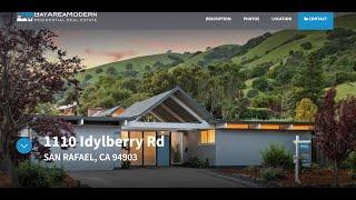 Iconic Double Gable Atrium Eichler house designed by A. Quincy Jones in Lucas Valley - $2,150,000