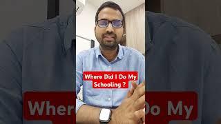 Where Did I Do My Schooling ? Dr Sai Chandra MBBS DNB Ortho Hyderabad