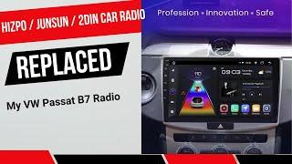 Replacing the VW Passat B7 Radio - HIZPO / JUNSUN / 2Din Car radio