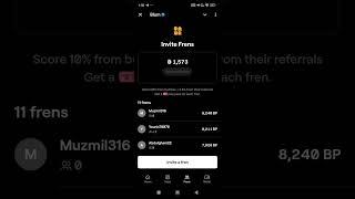 Blum coin invite Friends get more free coin daily #blum