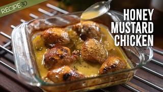 Honey Mustard Chicken Thighs - Melt in your Mouth!