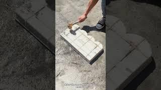The pouring technology of vegetable garden cement bricks-perfect for transforming vegetable gardens