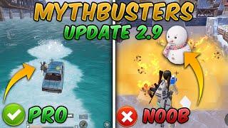 Top 10 MythBusters | PUBG Mobile & BGMI "Frozen Kingdom" Update 2.9 | Tips & Tricks Myths #27