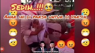 sedih..anak SD di paksa vaksin|viral..!!