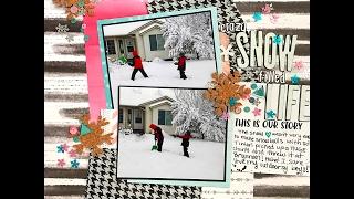 Hip Kit Design Team Application Layout ~ Crazy Snow Filled Life