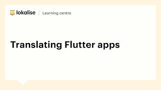 Flutter I18n: How to translate Flutter applications