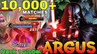 Argus Insane 10,000+ Matches - Top 1 Global Argus by Soriya - Mobile Legends