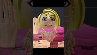 Roblox asoka makeup trend  #shorts