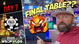 CHIPLEADER on MY WAY to the FINAL TABLE?? - Daniel Negreanu 2025 WSOP VLOG Day 7
