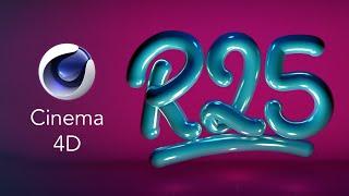 3D letters in Cinema 4D R25 (+ Free c4d file)