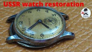 Restoration of vintage watches of the USSR in 1955