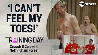 "GREAT TEAM CAMARADERIE! " ️ | Joe Cole & Peter Crouch visit Nottingham Forest on training day 