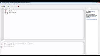 how to make a square on thonny software (python) language
