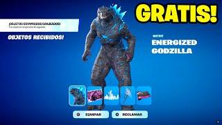 *GUÍA* Como CONSEGUIR la SKIN de GODZILLA en FORTNITE!  MISIONES de GODZILLA FORTNITE 