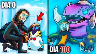 ¡SOBREVIVO 100 DIAS en un PLANETA ALIENÍGENA de OCÉANO CONGELADO! SUBNAUTICA BELOW ZERO La Película