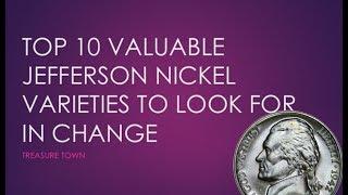 Top 10 Valuable Jefferson Nickel Varieties in Pocket Change (Worth $$$)