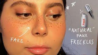 how to ~natural~ faux freckles *i'm a fraud * (o_-) (freck cosmetics review)