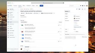 Using the Team Files app for Jira - Attaching files and folders to an issue