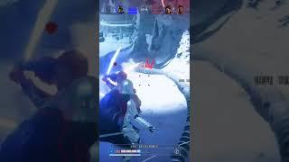 Who would have thought that staffs are better than sabers... #shorts #xbox #battlefront2 #starwars