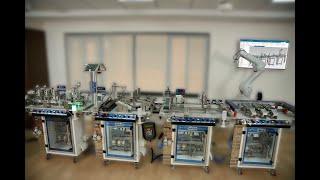 IIOT Based Smart Factory with 7 Axes Robot (Complete Process)