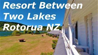 VR Rotorua Lake Resort lies between two lakes  4K