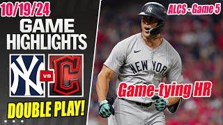 NY Yankees vs CLE Guardians [ALCS] Game 5 Innings [7th + 8th] Highlights | MLB Playoffs 2024