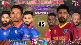 WEST INDIES A VS NEPAL MATCH 1| WEST INDIES TOUR OF NEPAL 2024 | LIVE SCORE AND COMMENTARY |