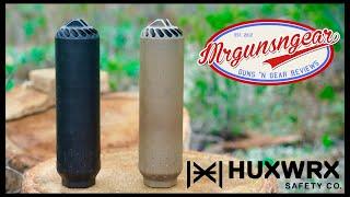 HUXWRX Flow Through 7.62 Ti Lightweight 3D Printed Silencer Test & Review