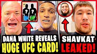 Dana White REVEALS HUGE UFC CARD! Shavkat Rakhmonov LEAK! Charles Oliveira RESPONDS to MMA Community