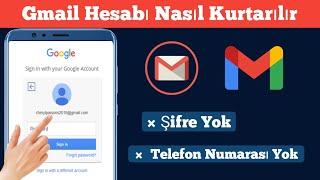 Şifresiz ve Telefon Numarası Olmadan Gmail Hesabı Nasıl Kurtarılır 2023 ||  Google Hesabını Kurtar