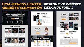 ELEMENTOR Tutorial: Designing a Professional Gym Website in WordPress 