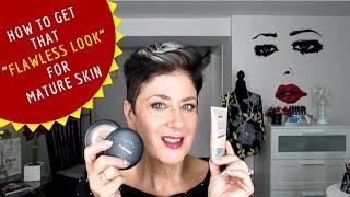 How To Get a Flawless Look For Mature Skin with POWDER FOUNDATION Over 50